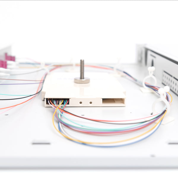 Fiber optic patch panel mounted 6 ports LC OM4