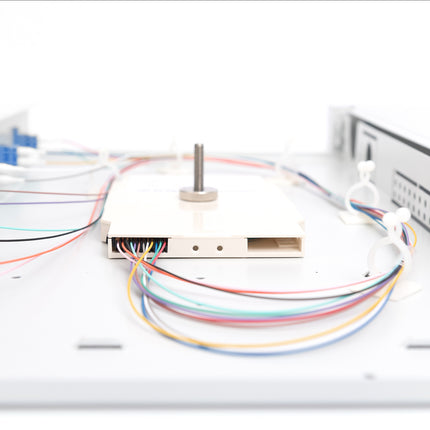 Fiber optic patch panel mounted 6 ports LC OS2