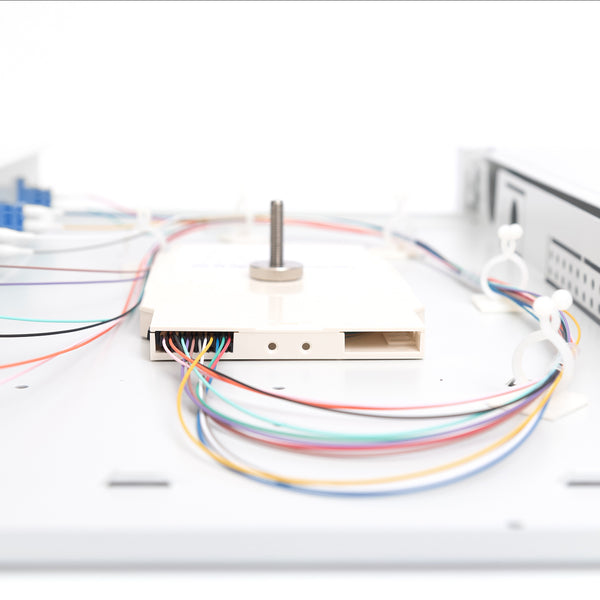 Fiber optic patch panel mounted 6 ports LC OS2
