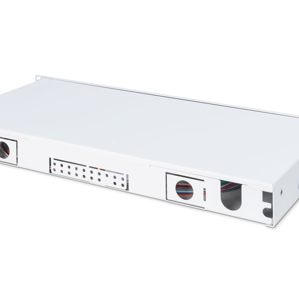 Fiber optic patch panel mounted 24 ports LC OS2