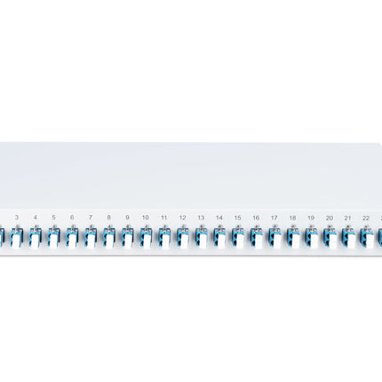Fiber optic patch panel mounted 24 ports LC OS2