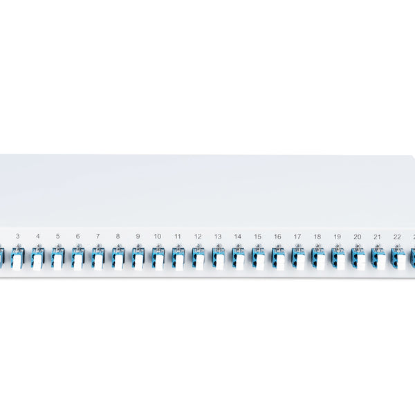 Fiber optic patch panel mounted 24 ports LC OS2