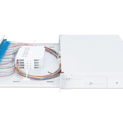 Fiber optic patch panel mounted 24 ports LC OS2