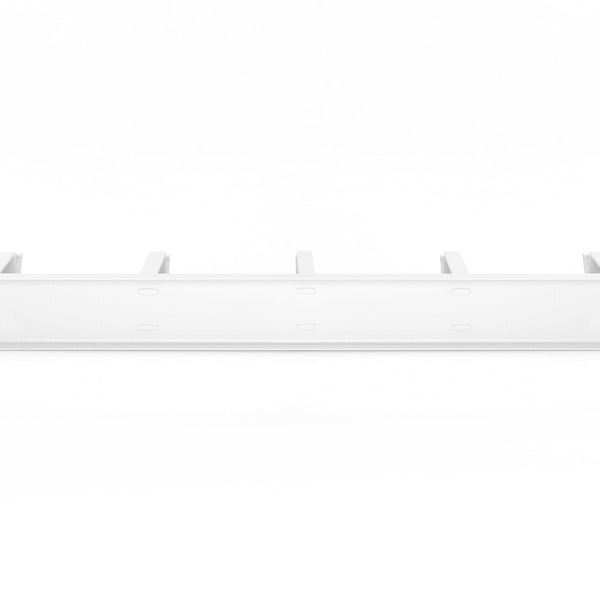 19 inch kabelhouder 1U lichtgrijs