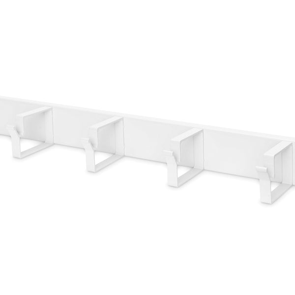 19 inch kabelhouder 1U lichtgrijs