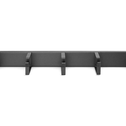 19 inch cable holder 1U black
