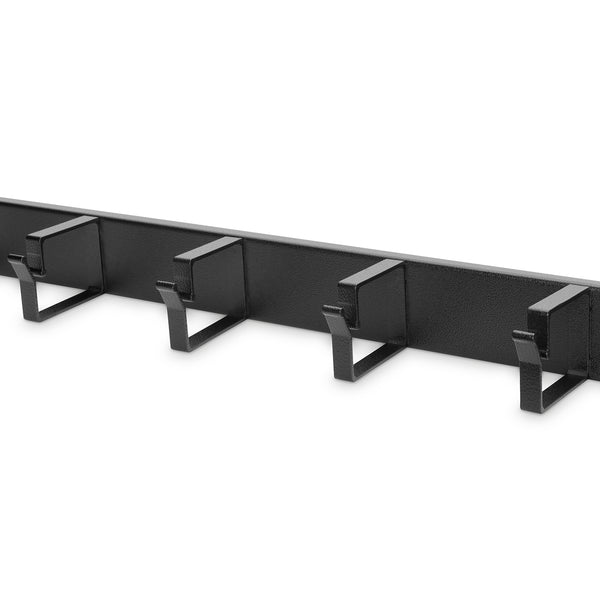 19 inch kabelhouder 1U zwart