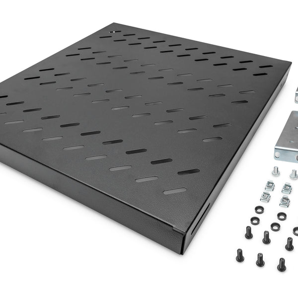 Verstelbaar legbord voor 800mm diepe kasten - 1U zwart