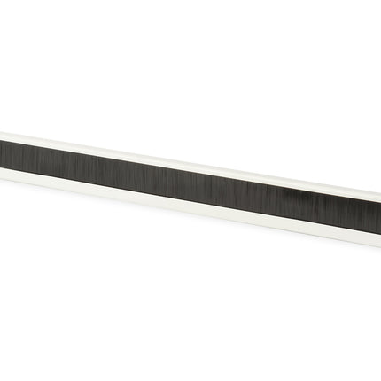 19-inch cable entry panel with brush - 1U light gray