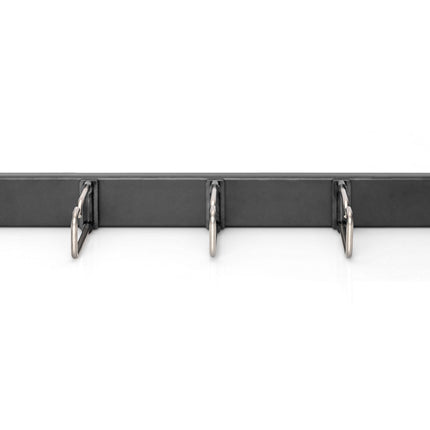 19 inch cable holder with steel brackets 1U black