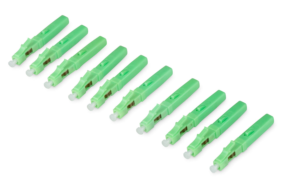 LC/APC LWL-Fast Connector Field installation singlemode (10 pieces)