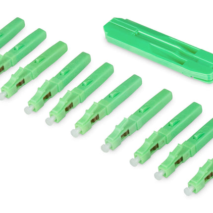 LC/APC LWL-Fast Connector Field installation singlemode (10 pieces)