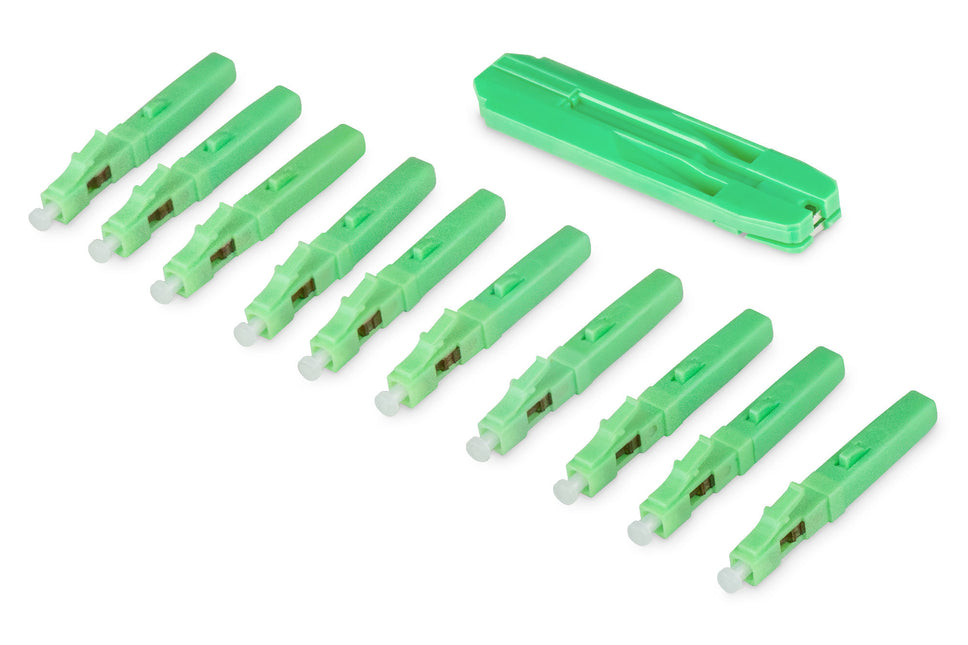 LC/APC LWL-Fast Connector Field installation singlemode (10 pieces)