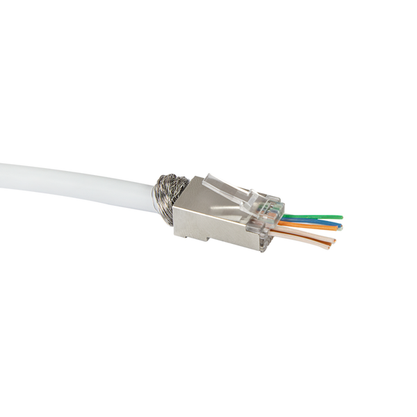 Easy CAT6a plug RJ45 - STP 10 pieces