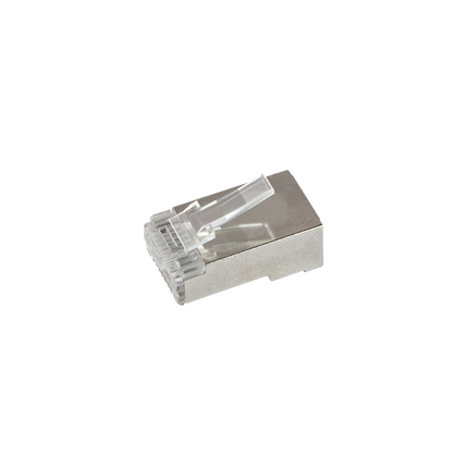 Doorsteek CAT6a Connector RJ45 - STP 10 stuks voor soepele en stugge kabel