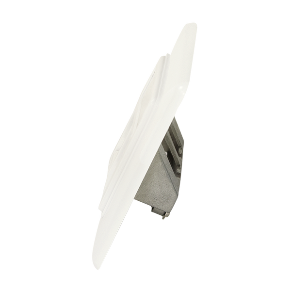 Inbouwdoos voor 2 Keystones – Design compatibel (RAL 9010)