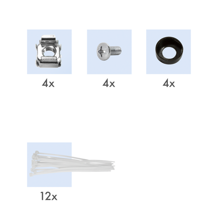Patch panel STP 16 Ports CAT6a