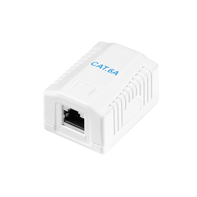 CAT6a surface-mounted box 1x RJ45 STP