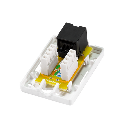 CAT6a surface-mounted box 1x RJ45 STP