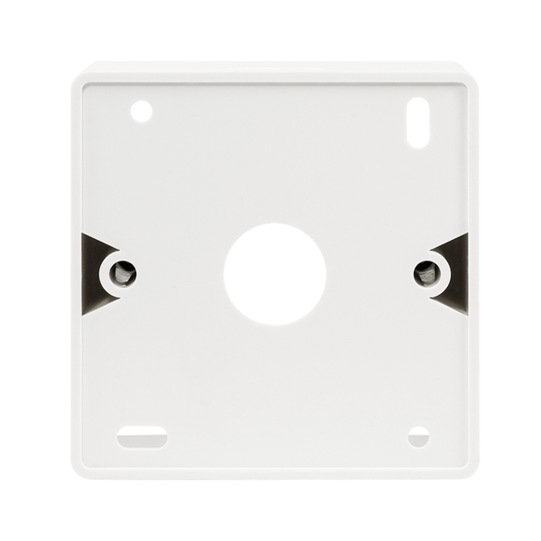 Surface-mounted housing for flush-mounted boxes – 80x80mm (RAL 9003)