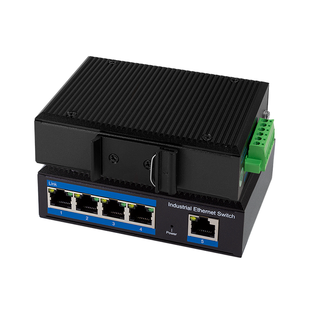 Industrial Gigabit Ethernet Switch 5 Ports