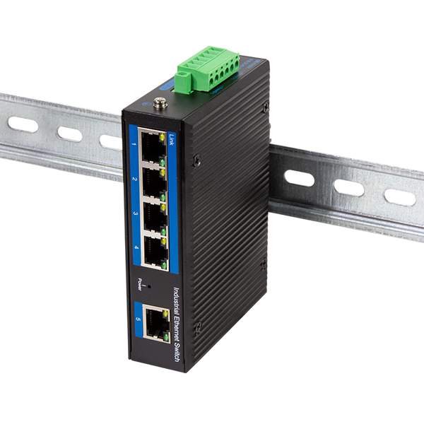 Industrial Gigabit Ethernet Switch 5 Ports