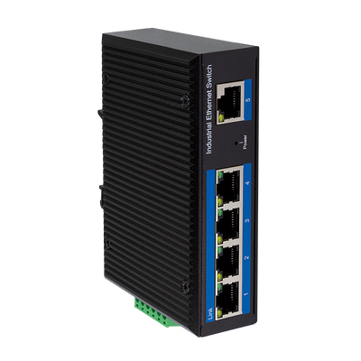 Industriële Gigabit Ethernet PoE Switch 5 Poorts