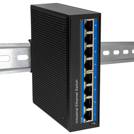 Industrial Gigabit Ethernet Switch 8 Ports