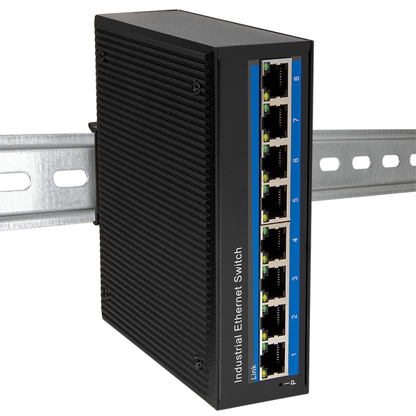Industrial Gigabit Ethernet Switch 8 Ports