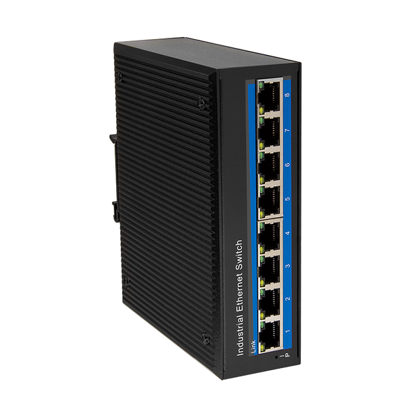 Industrial Gigabit Ethernet Switch 8 Ports