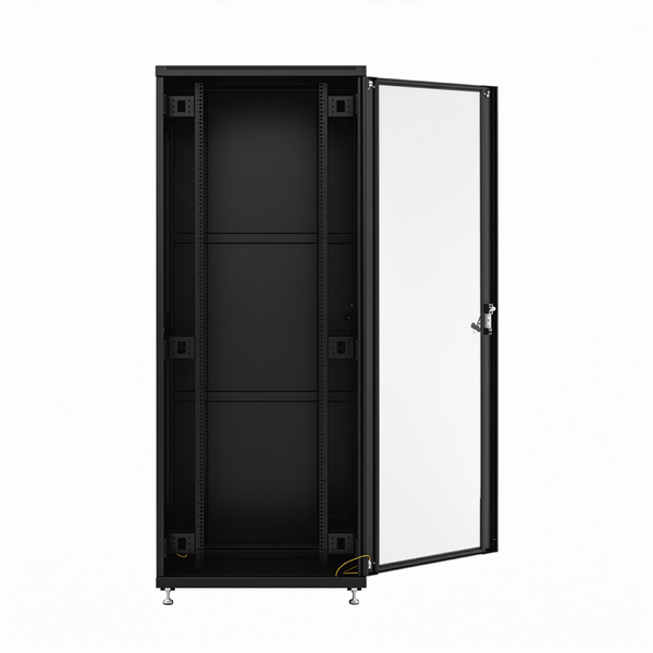 24U Patchkast 600x600x1200 mm (BxDxH) zwart