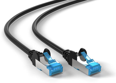 Cat6a S/FTP PIMF LSZH zwart 1 meter