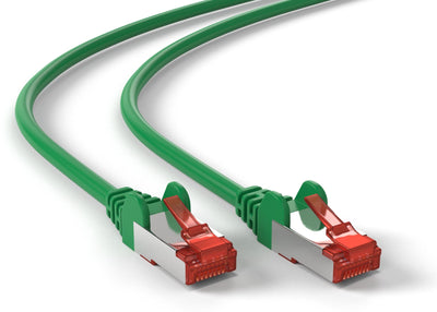 Cat6 S/FTP PIMF LSOH groen 0.5 meter