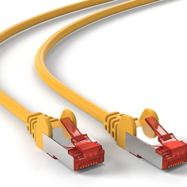 Cat6 S/FTP LSZH 0.25M Yellow