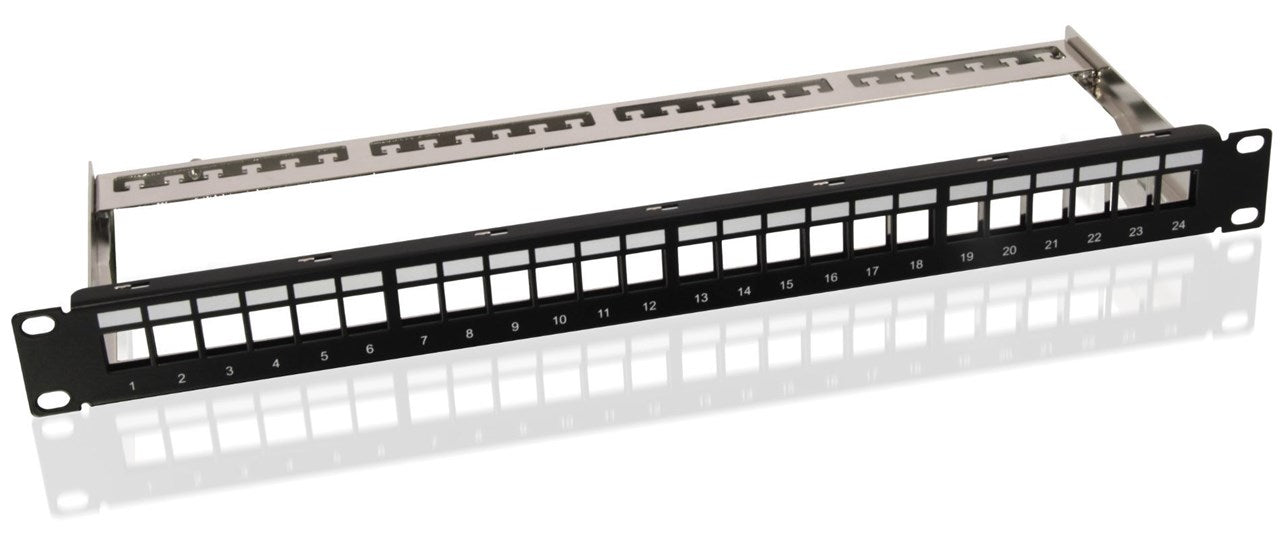 Keystone Patchpanel 24 Poorts SNAP IN