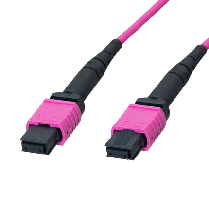 MPO patchkabel 12 vezels multimode OM4, MPO/PC F/F, Type B, 1 m