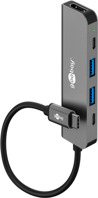 Slimme 5-Poorts USB-C™ Hub met HDMI™ (5 Gbps)