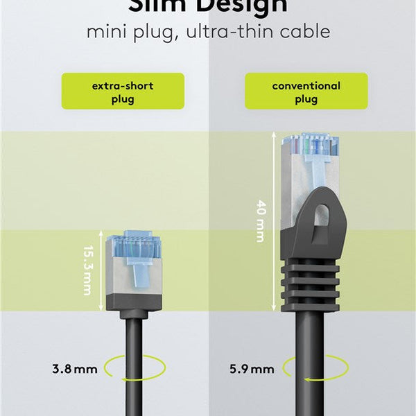 Ultra-flexible 0.50M CAT 6A patch cable, slim, U/FTP, white - Copy - Copy - Copy - Copy - Copy - Copy - Copy - Copy - Copy - Copy - Copy - Copy - Copy