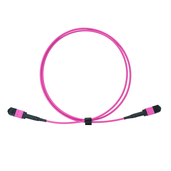 MPO patchkabel 12 vezels multimode OM4, MPO/PC F/F, Type B, 1 m