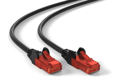 Cat6 7.5M zwart UTP kabel