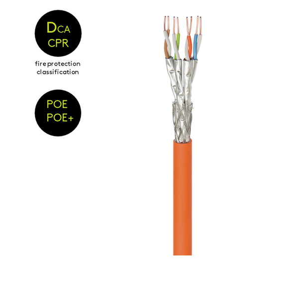 SFTP CAT7 1000MHz netwerkkabel stug 100M koper halogeenvrij