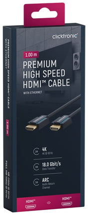 High Speed HDMI Kabel met ethernet 1 meter
