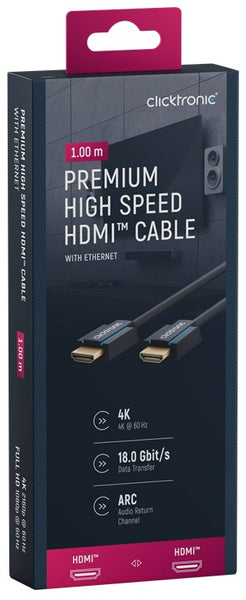 High Speed HDMI Cable With Ethernet 1 meter