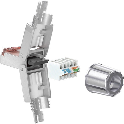CAT6 Toolless Connector RJ45 - STP voor soepel en stugge kabel