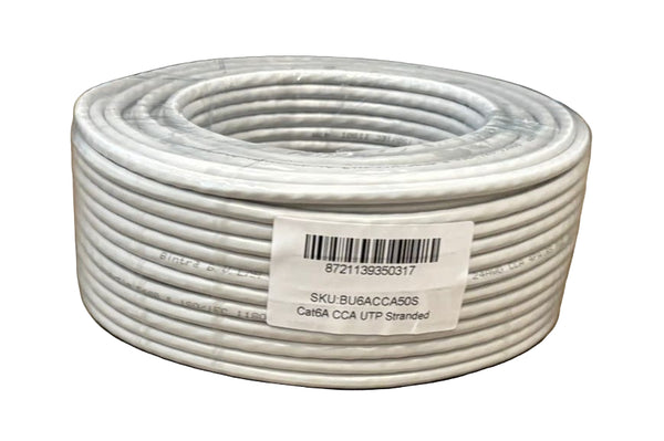U/UTP CAT6a soepel 50M grijs