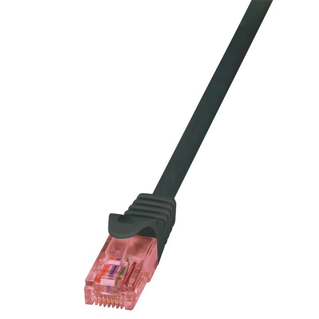 UTP Cat6 1m zwart LSZH - 100% koper