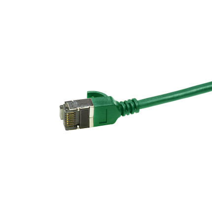 CAT6a U/FTP Ultraflex, 100% koper, groen, 0.2M