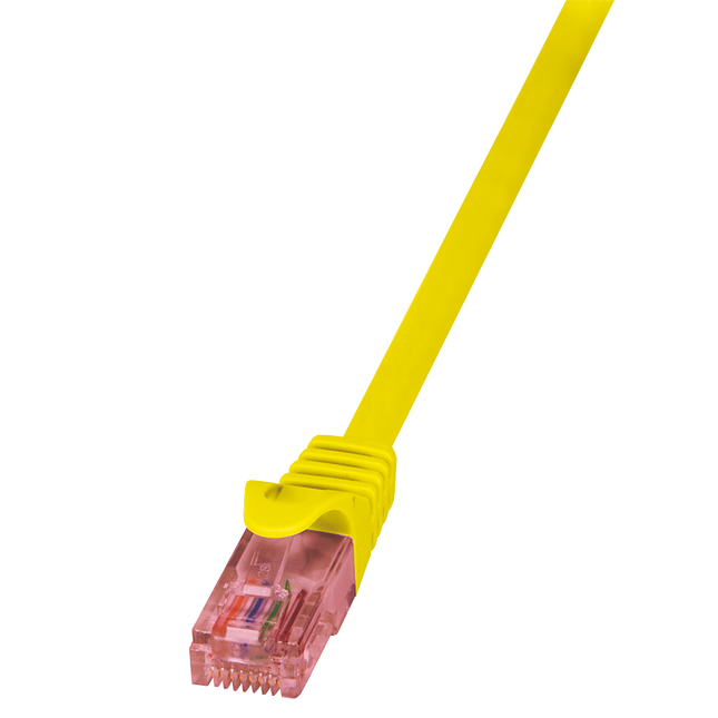 UTP CAT6 7.5M yellow 100% copper