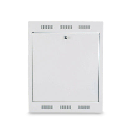 Surface-mounted wall mounting box, tiltable 750x600x127 mm, 2U, color gray (RAL 7035)