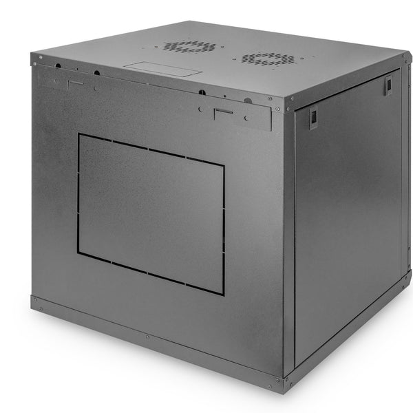 9U wandkast 600x600x478 mm, kleur zwart (RAL 9005)